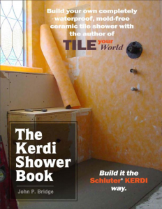 The Kerdi Shower Book cover page