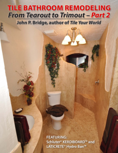 Tile Bathroom Remodeling Part 2 book cover